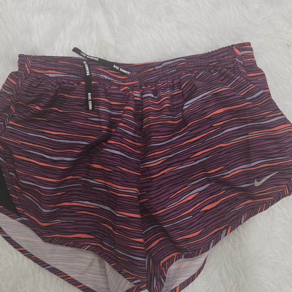 Nike Dri-FIT Tempo Running Shorts‎ Multicolor Stripe Size Small act35